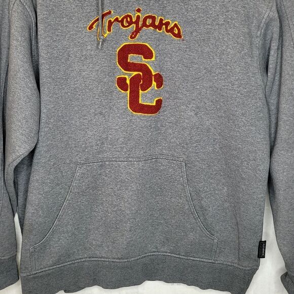 Vintage Y2k Nike USC Trojans Center Swoosh Pullover Hoodie Size Large - Picture 4 of 10